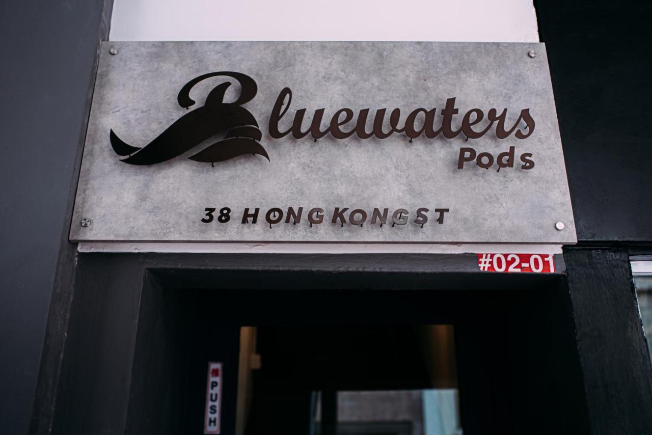 Hostel Bluewaters Pods 38 Hongkong St Singapur Exterior foto